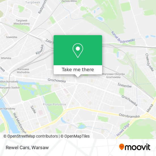 Rewel Cars map