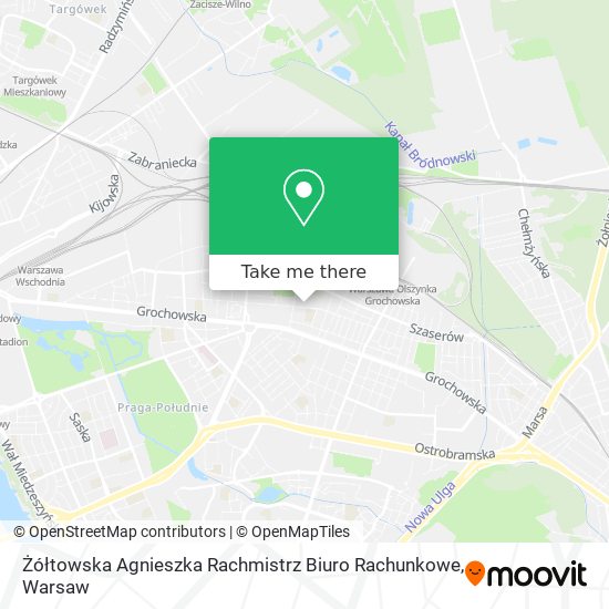 Żółtowska Agnieszka Rachmistrz Biuro Rachunkowe map