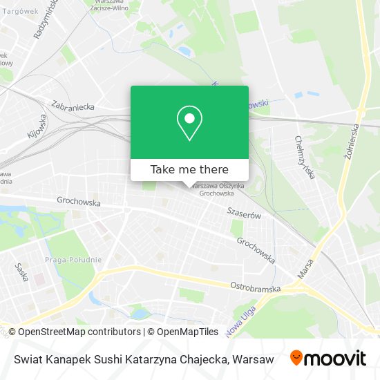 Swiat Kanapek Sushi Katarzyna Chajecka map