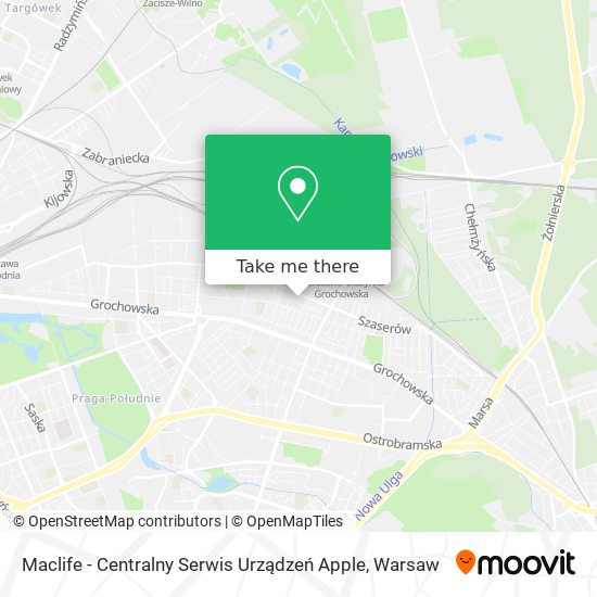 Maclife - Centralny Serwis Urządzeń Apple map