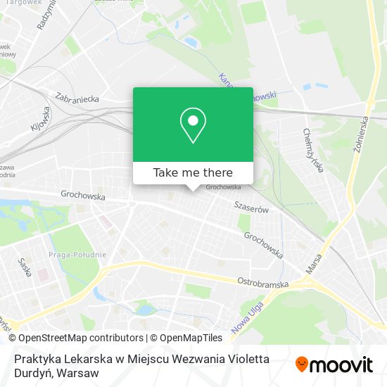 Praktyka Lekarska w Miejscu Wezwania Violetta Durdyń map