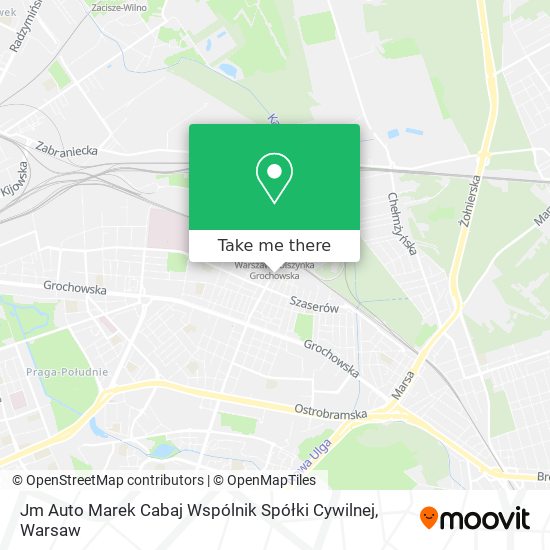 Jm Auto Marek Cabaj Wspólnik Spółki Cywilnej map