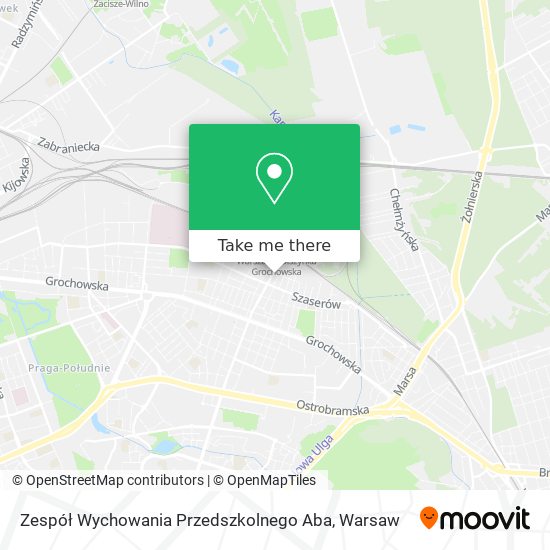 Zespół Wychowania Przedszkolnego Aba map