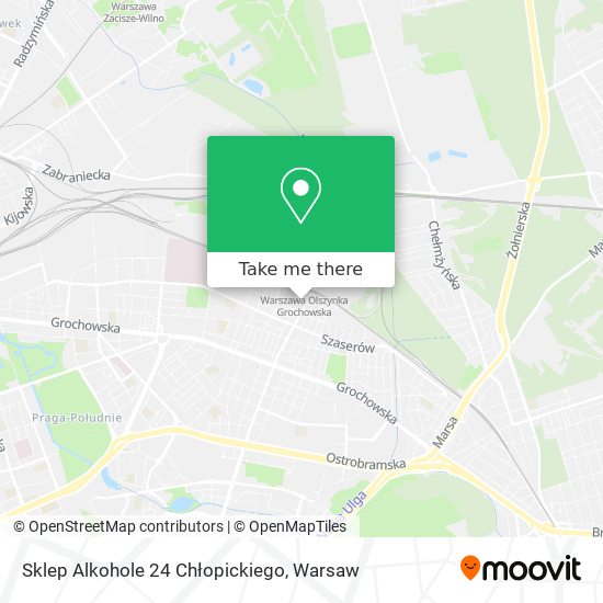 Sklep Alkohole 24 Chłopickiego map