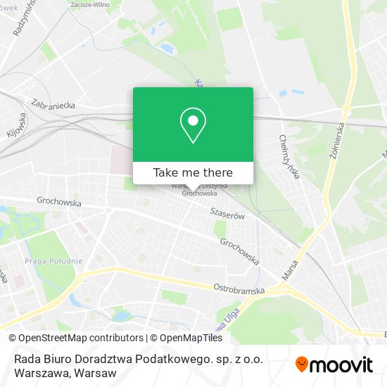 Rada Biuro Doradztwa Podatkowego. sp. z o.o. Warszawa map