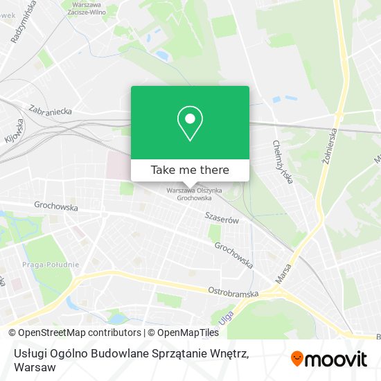 Usługi Ogólno Budowlane Sprzątanie Wnętrz map