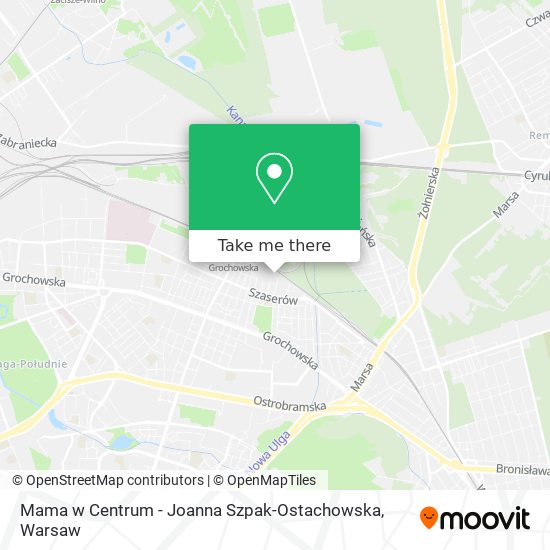 Mama w Centrum - Joanna Szpak-Ostachowska map