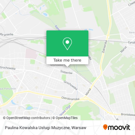 Paulina Kowalska Usługi Muzyczne map