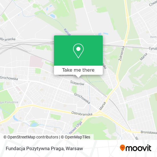 Fundacja Pozytywna Praga map