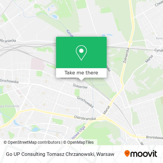 Go UP Consulting Tomasz Chrzanowski map