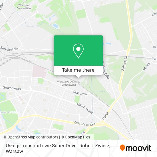 Usługi Transportowe Super Driver Robert Zwierz map