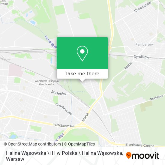 Halina Wąsowska \i H w Polska \ Halina Wąsowska map