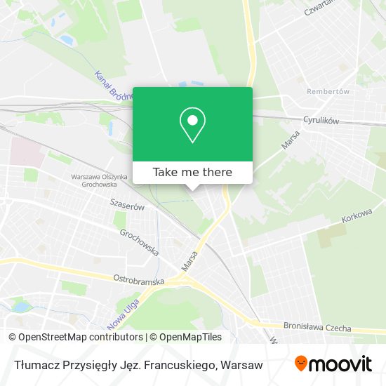 Tłumacz Przysięgły Jęz. Francuskiego map