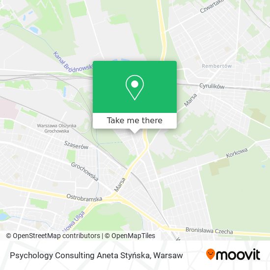 Карта Psychology Consulting Aneta Styńska