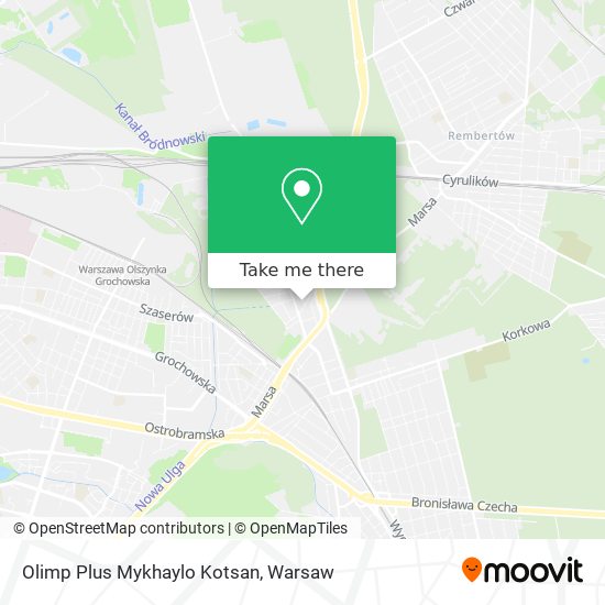 Olimp Plus Mykhaylo Kotsan map