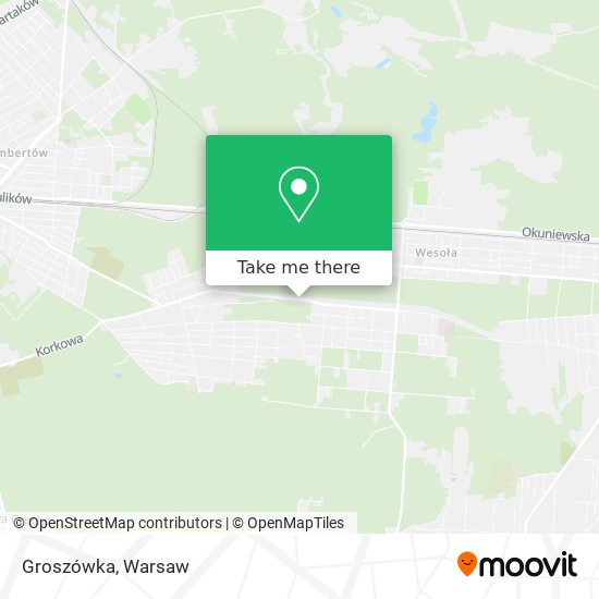 Groszówka map