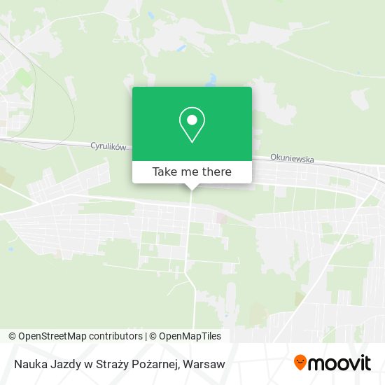 Nauka Jazdy w Straży Pożarnej map