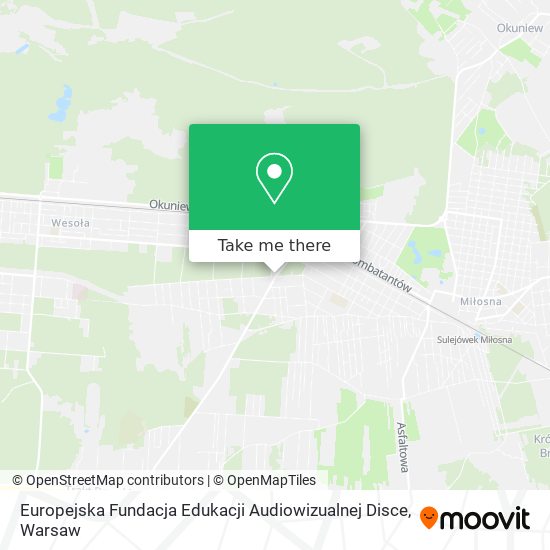 Europejska Fundacja Edukacji Audiowizualnej Disce map