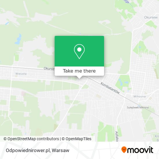 Odpowiednirower.pl map