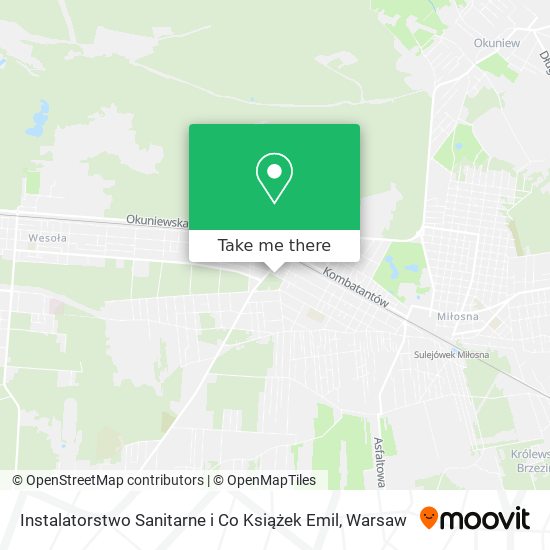 Instalatorstwo Sanitarne i Co Książek Emil map