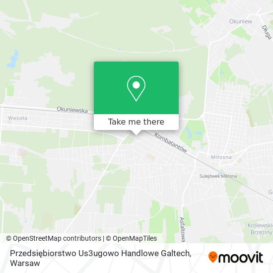 Przedsiębiorstwo Us3ugowo Handlowe Galtech map