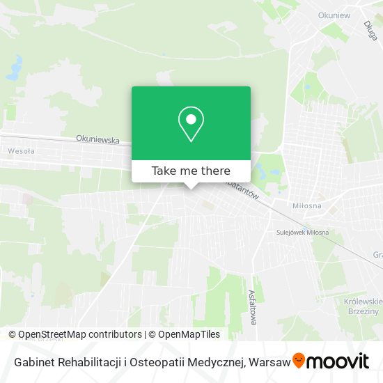 Gabinet Rehabilitacji i Osteopatii Medycznej map