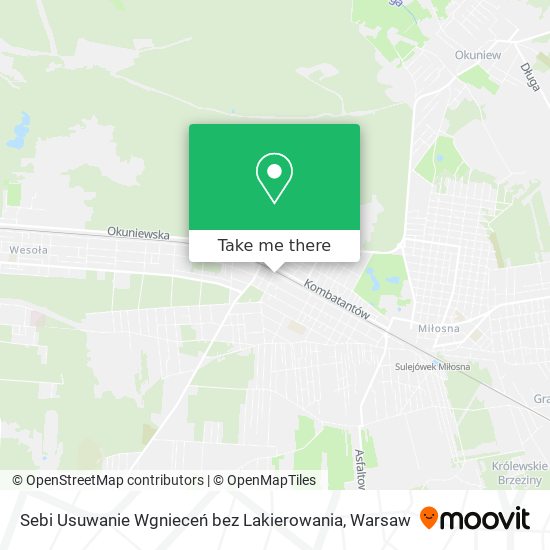 Sebi Usuwanie Wgnieceń bez Lakierowania map