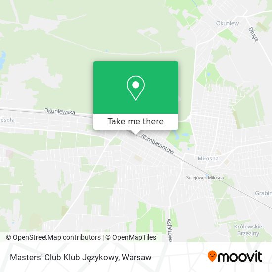 Masters' Club Klub Językowy map