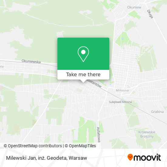 Milewski Jan, inż. Geodeta map