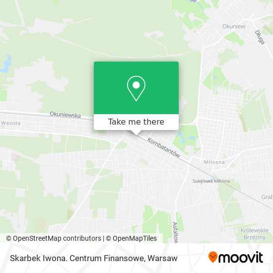 Skarbek Iwona. Centrum Finansowe map