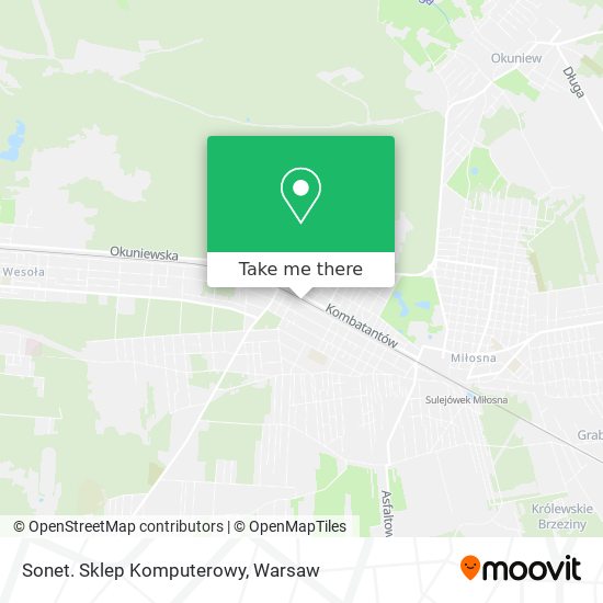 Sonet. Sklep Komputerowy map