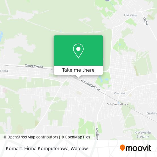 Komart. Firma Komputerowa map