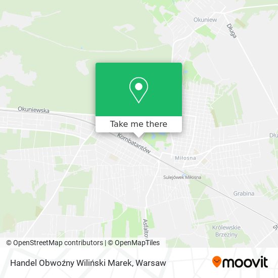 Handel Obwoźny Wiliński Marek map