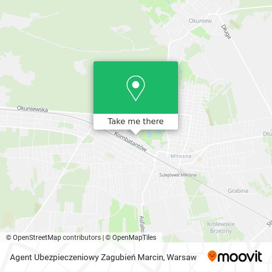 Agent Ubezpieczeniowy Zagubień Marcin map