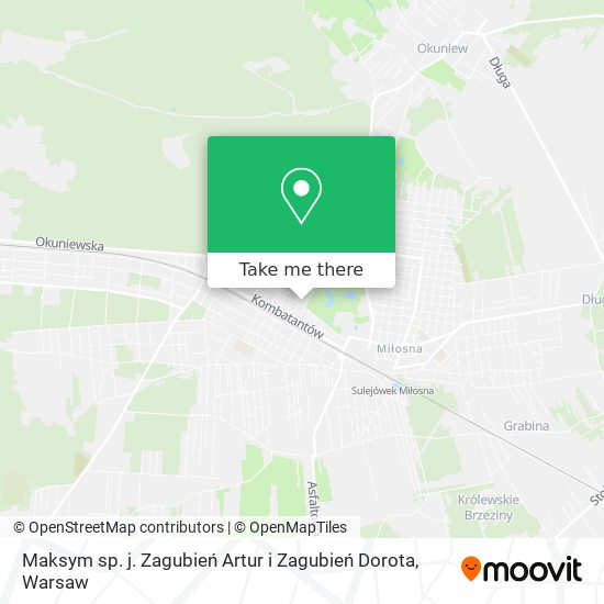 Maksym sp. j. Zagubień Artur i Zagubień Dorota map