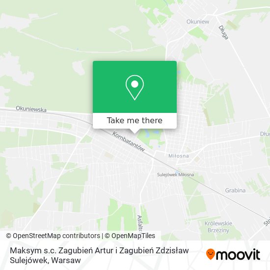 Maksym s.c. Zagubień Artur i Zagubień Zdzisław Sulejówek map