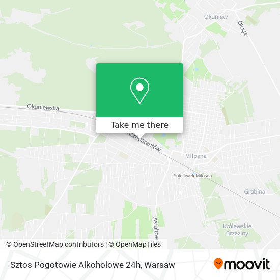 Sztos Pogotowie Alkoholowe 24h map