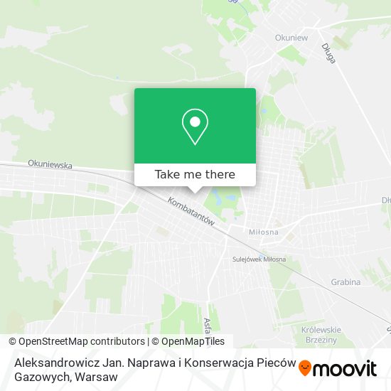 Aleksandrowicz Jan. Naprawa i Konserwacja Pieców Gazowych map