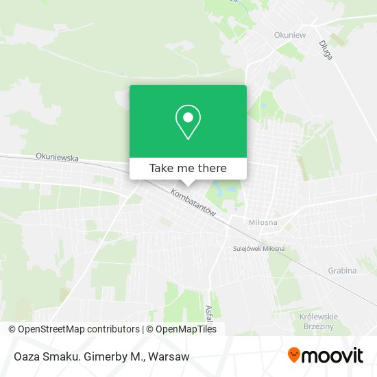 Oaza Smaku. Gimerby M. map