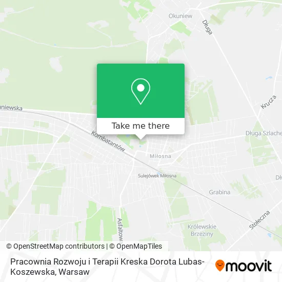 Карта Pracownia Rozwoju i Terapii Kreska Dorota Lubas-Koszewska