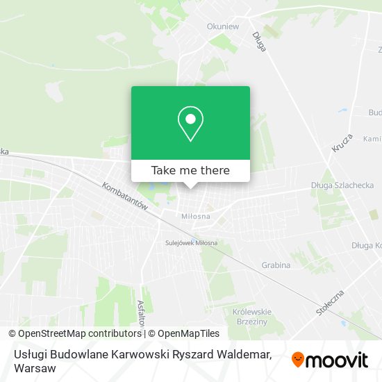 Usługi Budowlane Karwowski Ryszard Waldemar map