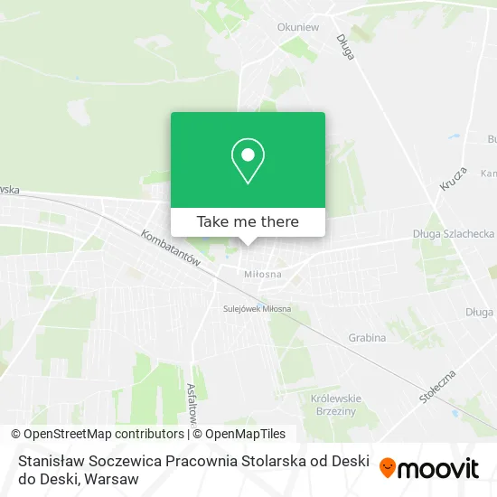 Stanisław Soczewica Pracownia Stolarska od Deski do Deski map