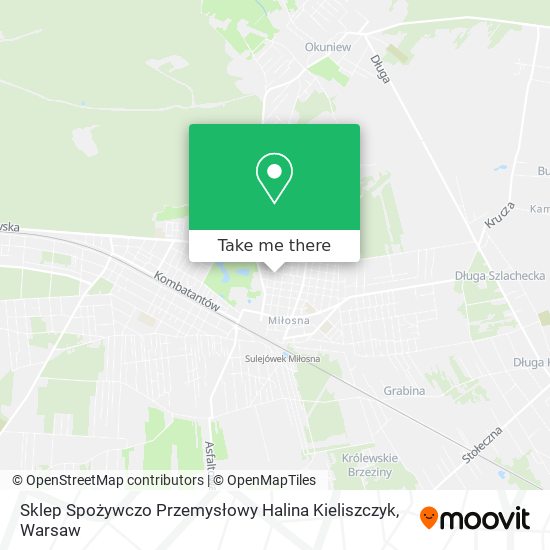 Sklep Spożywczo Przemysłowy Halina Kieliszczyk map