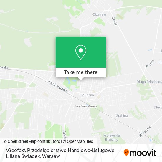 \Geofax\ Przedsiębiorstwo Handlowo-Usługowe Liliana Świadek map