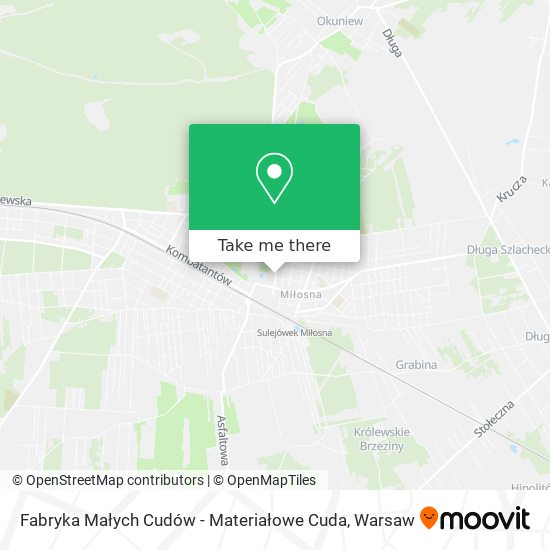 Fabryka Małych Cudów - Materiałowe Cuda map