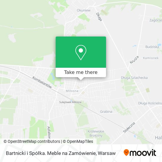 Bartnicki i Spółka. Meble na Zamówienie map