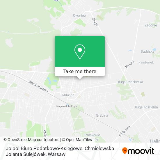 Jolpol Biuro Podatkowo-Księgowe. Chmielewska Jolanta Sulejówek map