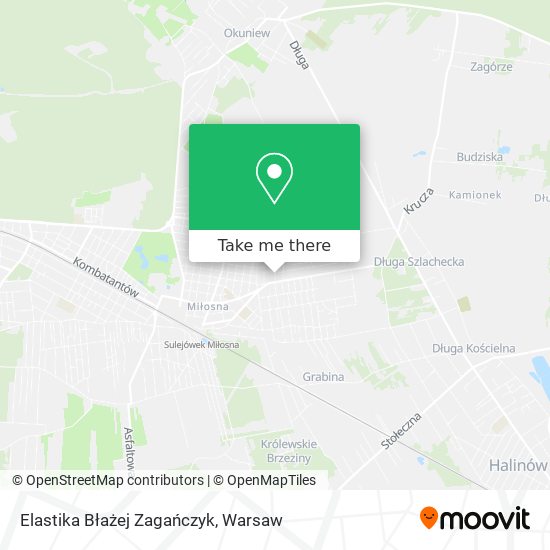 Elastika Błażej Zagańczyk map