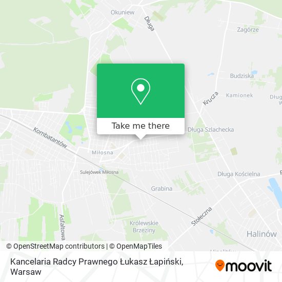 Kancelaria Radcy Prawnego Łukasz Łapiński map