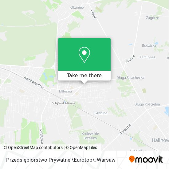 Przedsiębiorstwo Prywatne \Eurotop\ map